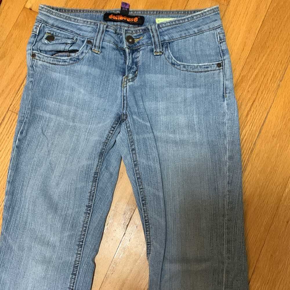 Light wash Flare pairs of jeans